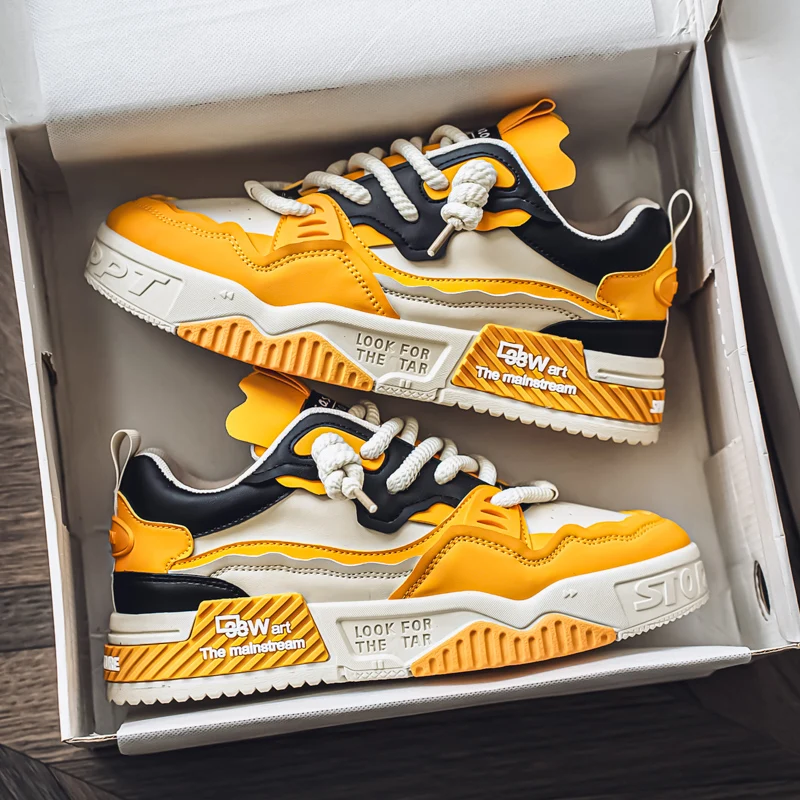 

Large Size Men's oes 2026 New Spring Anti-Slip Thi Bot Wide Foot Casual Board oes Heightening Men's Sports Trendy oes