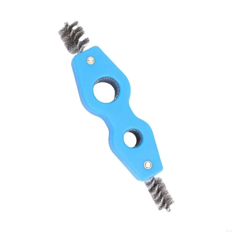 A9LA Double Headed Car Battery Terminal Brush for Easy Metal Surfaces Polishing Tool