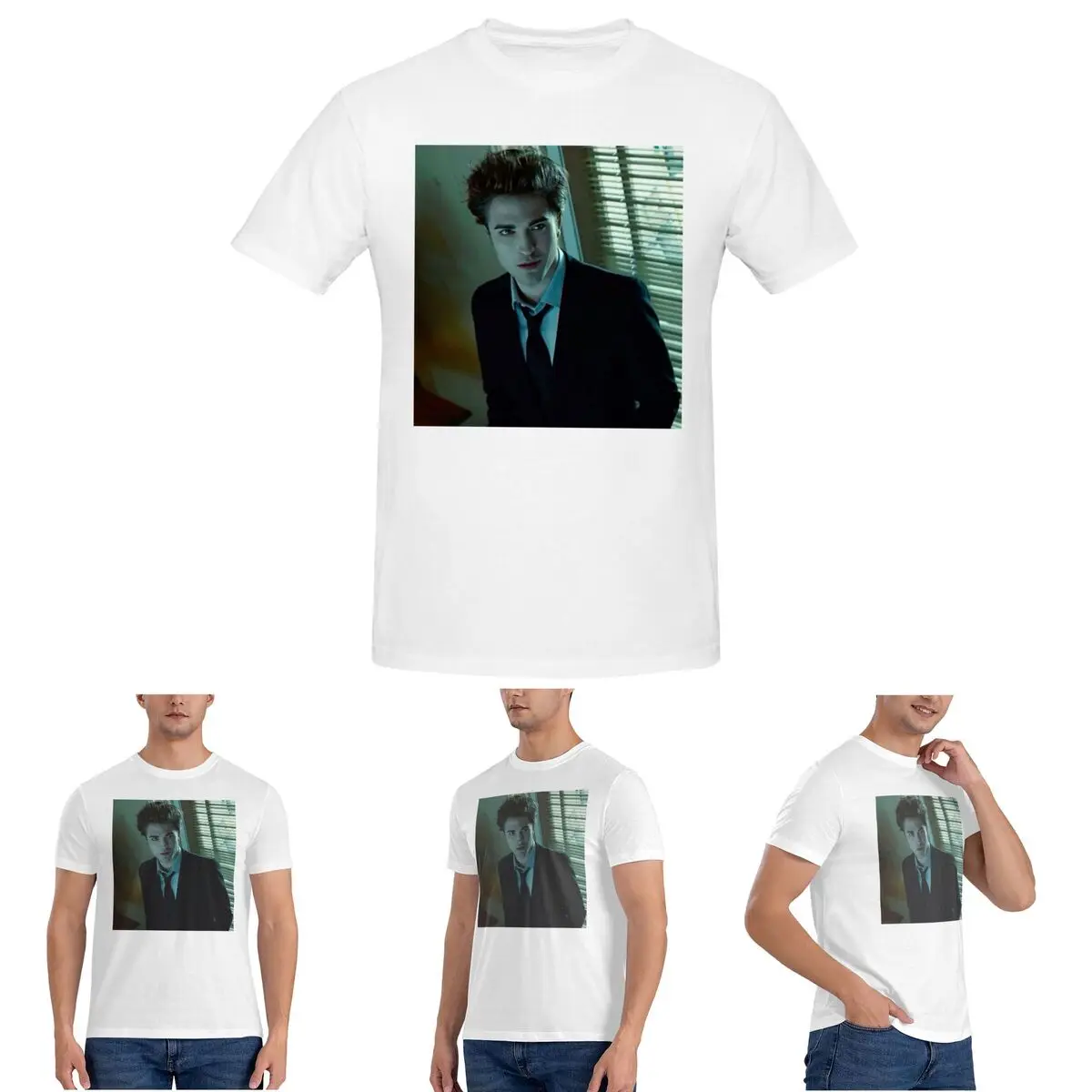 

The Twilight Saga Edward Cullen T-Shirt for Men Cotton Oversized T Shirts Men's Tees Short Crew Neck Summer Clothes Tops S-6XL