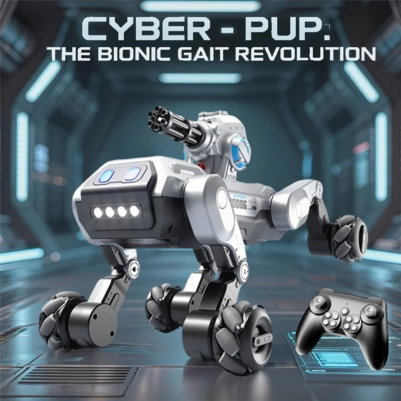 ABWE-Robot inteligente para perros, perro mecánico con inducción de gestos, puede caminar y cantar, Control de pulverización para perros, regalos para perros