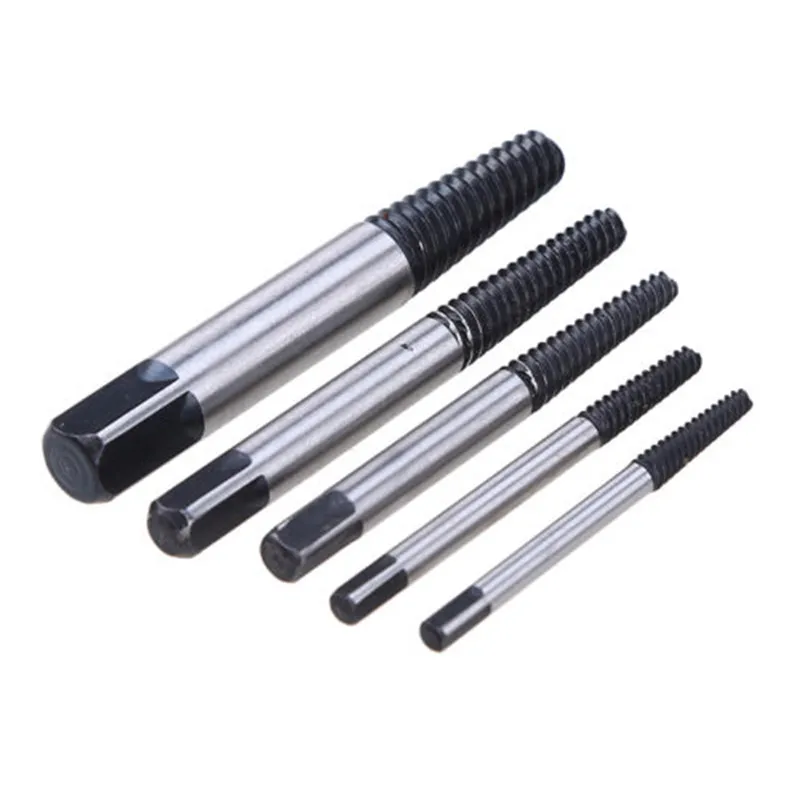 Screw Extractor Center Drill Bits Guide Set Broken Damaged Bolt Remover Removal Speed Easy Set