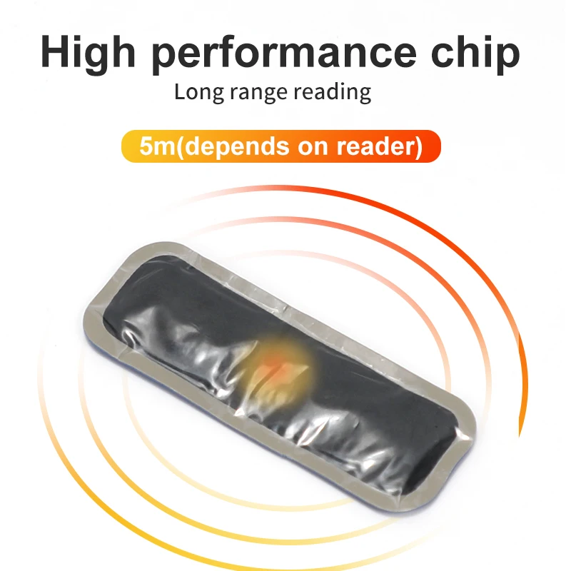 10 stks UHF RFID Rubber Materiaal Tag Auto Inventaris Tracking Monitoring Management UHF RFID Band Tags