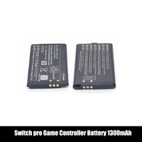 Batería Switch Pro para controlador de Nintendo Switch, paquete de batería Lipo 3,7 V 1300mAh, batería de iones de litio para NS Switch Pro