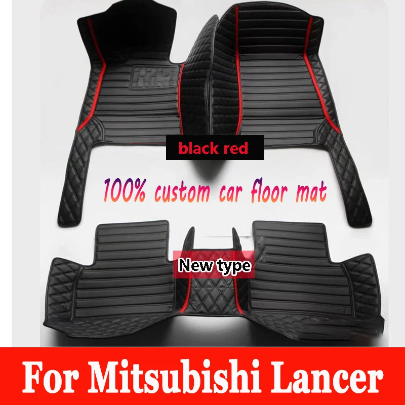 Automatten Voor Mitsubishi Lancer Evolution Ix Rs Gsr 2006 ~ 2007 Waterdicht Tapijt Auto Vloermat Alfombrillas Coche Auto-Accessoires