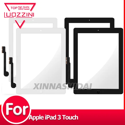 For iPad 3 A1416 A1430 A1403 Display Touch Screen Panel Digitizer Front Glass Replacement Parts