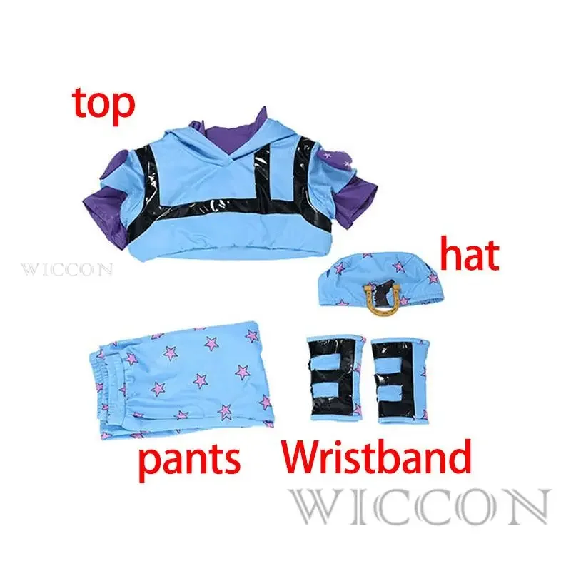 Anime Jo STEEL BALL RUN Johnny Joestar Cosplay Costume Bizarre Anime Uniform Hat Suit Halloween Adventure Adult Men Women