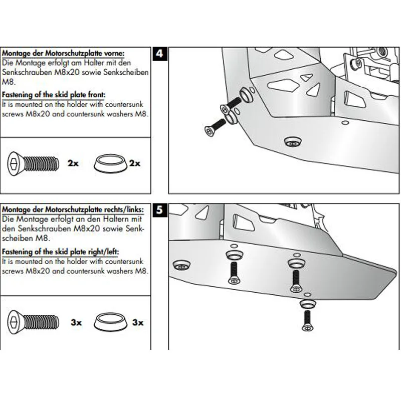 waase For Triumph Tiger 850 900 Rally GT Pro 2019 2020 2021 2022 2023 Engine Belly Pan Guard Skid Plate Protector