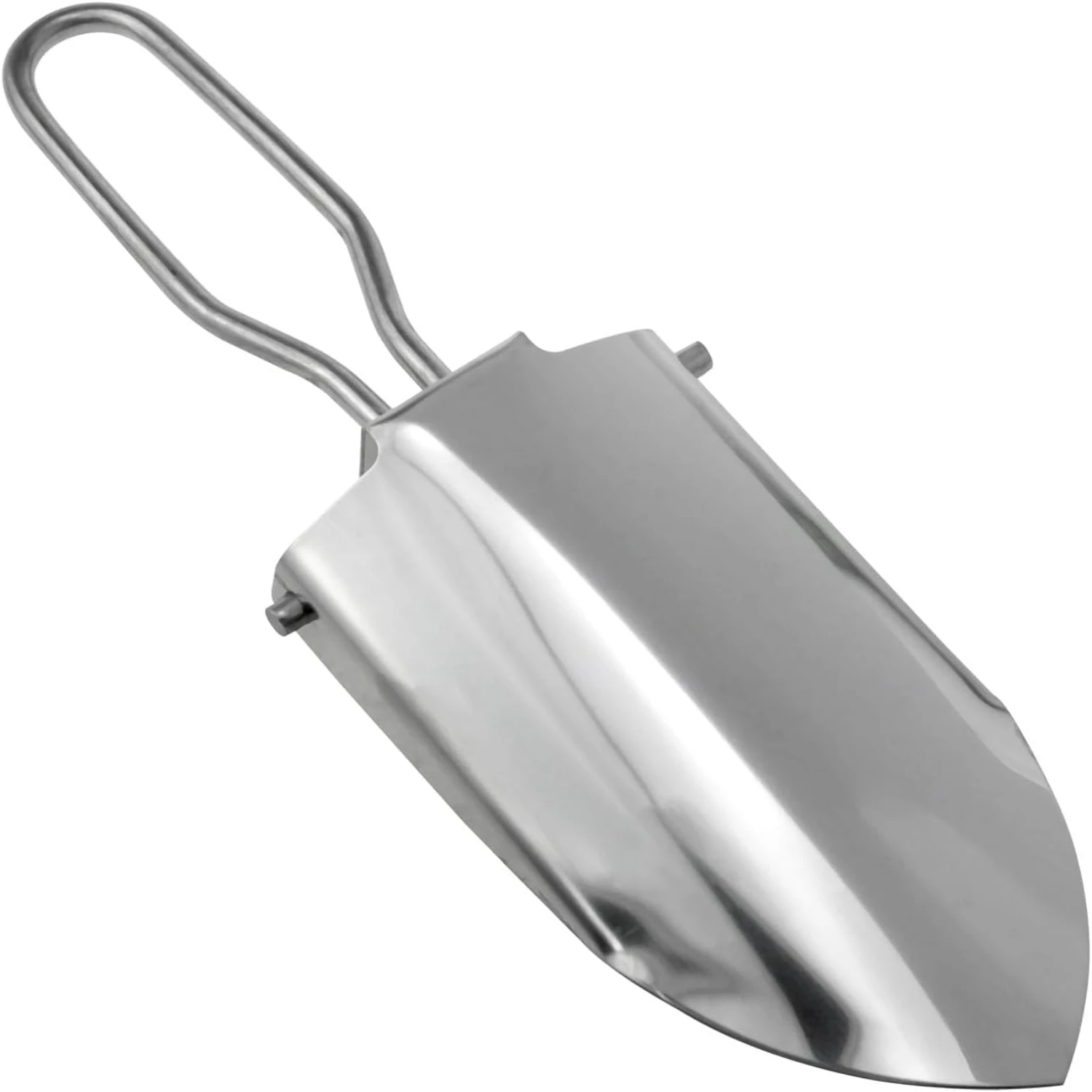 Portable Stainless Steel Folding Trowel - Sturdy, Lightweight, Durable, and Compact - Ideal Outdoor Activities Travel Companion