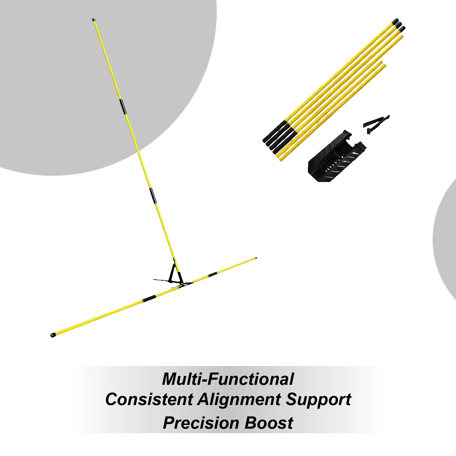 عصي الجولف محاذاة قضبان المدرب قضيب ممارسة الجولف العصي لممارسة التقطيع الداخلي ضرب الفناء الخلفي للمنزل