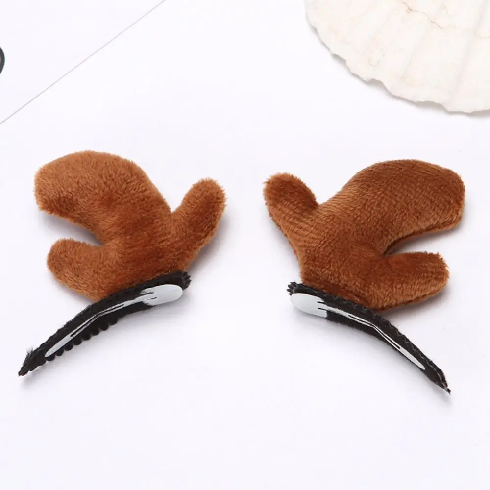 

Creative Cloth Bow Alloy Santa Claus Kids Hair Accessories Korean Style Headwear Christmas Hat Hairpin Christmas Hair Clip