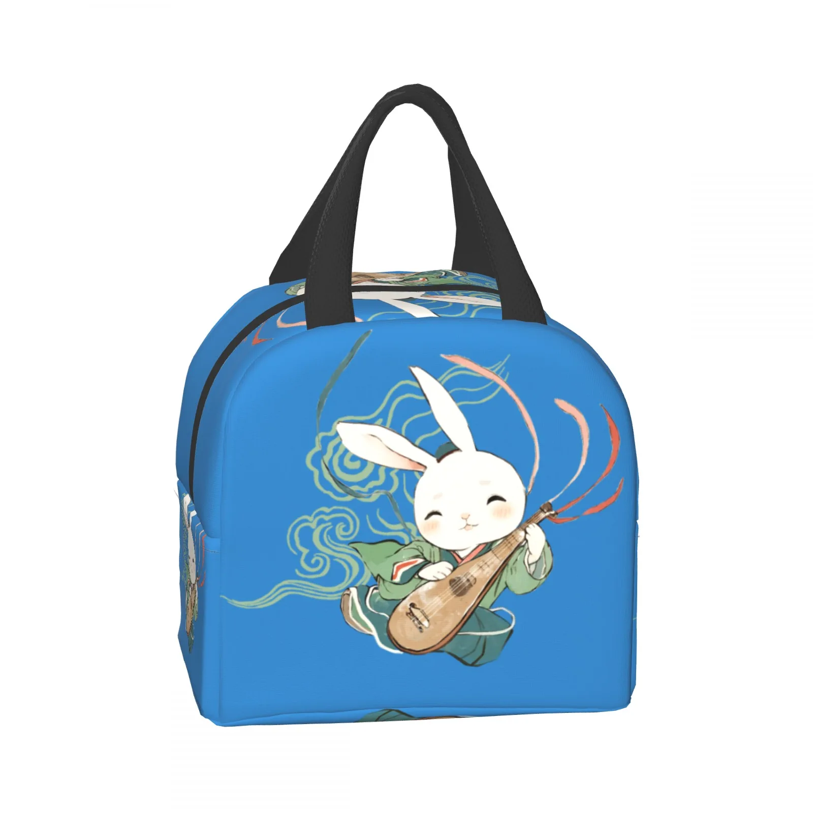 coelho-engracado-jogando-guzheng-almoco-saco-das-mulheres-dos-homens-refrigerador-isolado-lancheiras-para-adulto-escritorio-criancas-saco-para-portatil-de-volta-a-escola