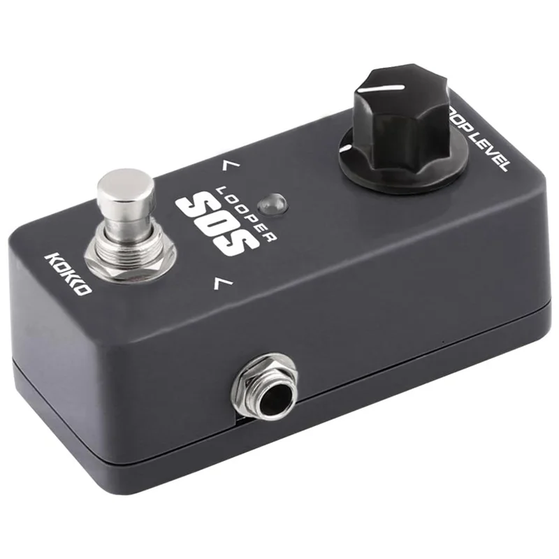 

N34R-KOKKO FLP2 Portable Guitar Effect Pedal Looper Effects 5 Minutes Looping Time Loop Station, Exclude Power Adapter