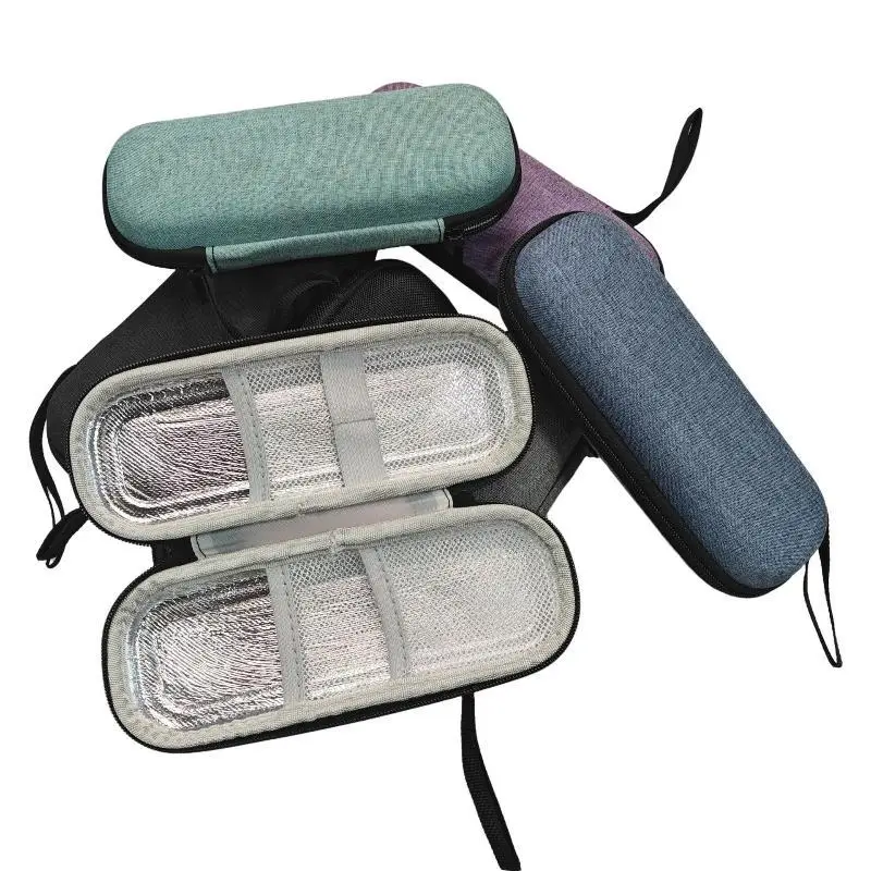 Travel Case Insulin Cooling Bag Thermal Insulated Diabetic Pocket Pill Protector Without Gel Oxford Medicla Cooler Home Travel view 4