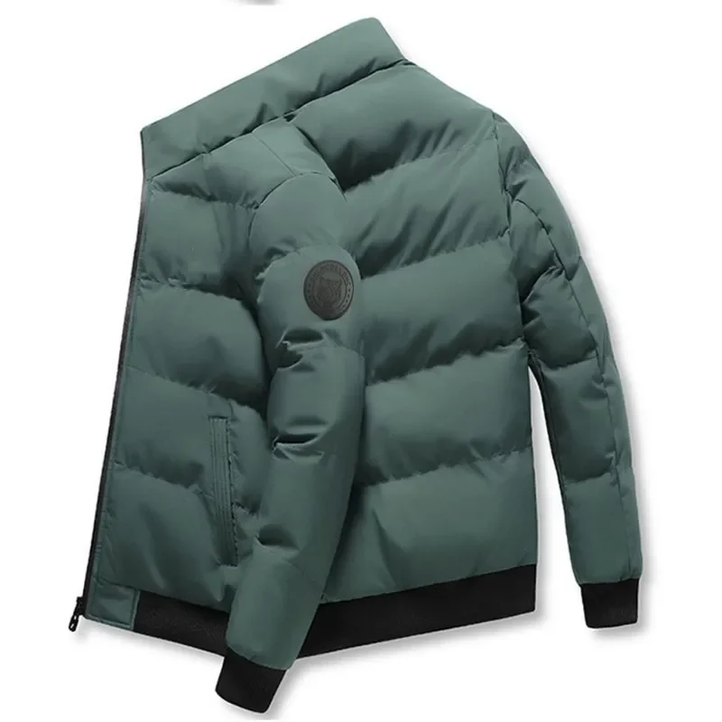 Customize Your Logo With Men's Warm Parka DIY Printed Down Jacket Autumn New Men's Cotton Jacket