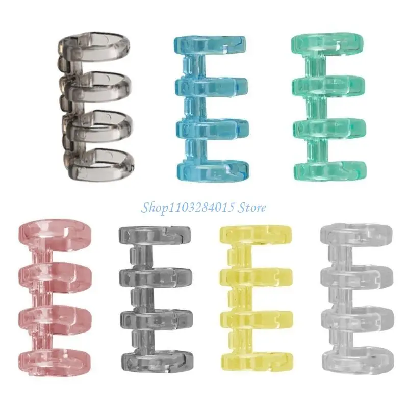 R6FF PLÁSTICO RAIS 4 RING FLEXIBLE PARA DOCUMENTO ARGANTAÇÃO DA PADELA STACK 5X