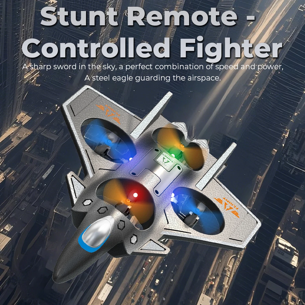 Rc Plane Fighter 2.4G Drone Remote Control Helicopter Quadcopter EVA Stunt Glider Aircraft Foam Airplane Toys For Kids Gift