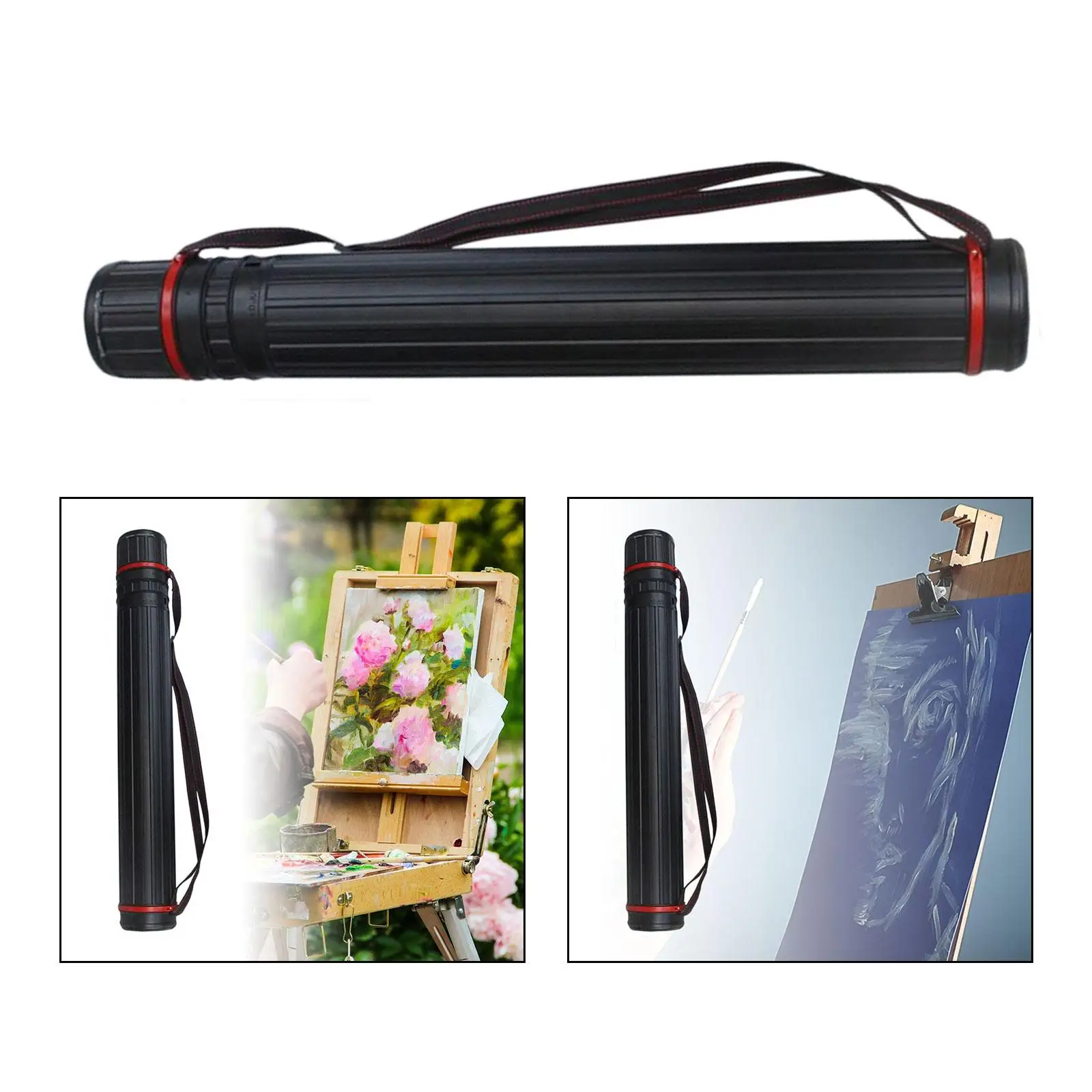 

Drawing Tube Painting Paper Storage Collection Flexible Telescopic Portable