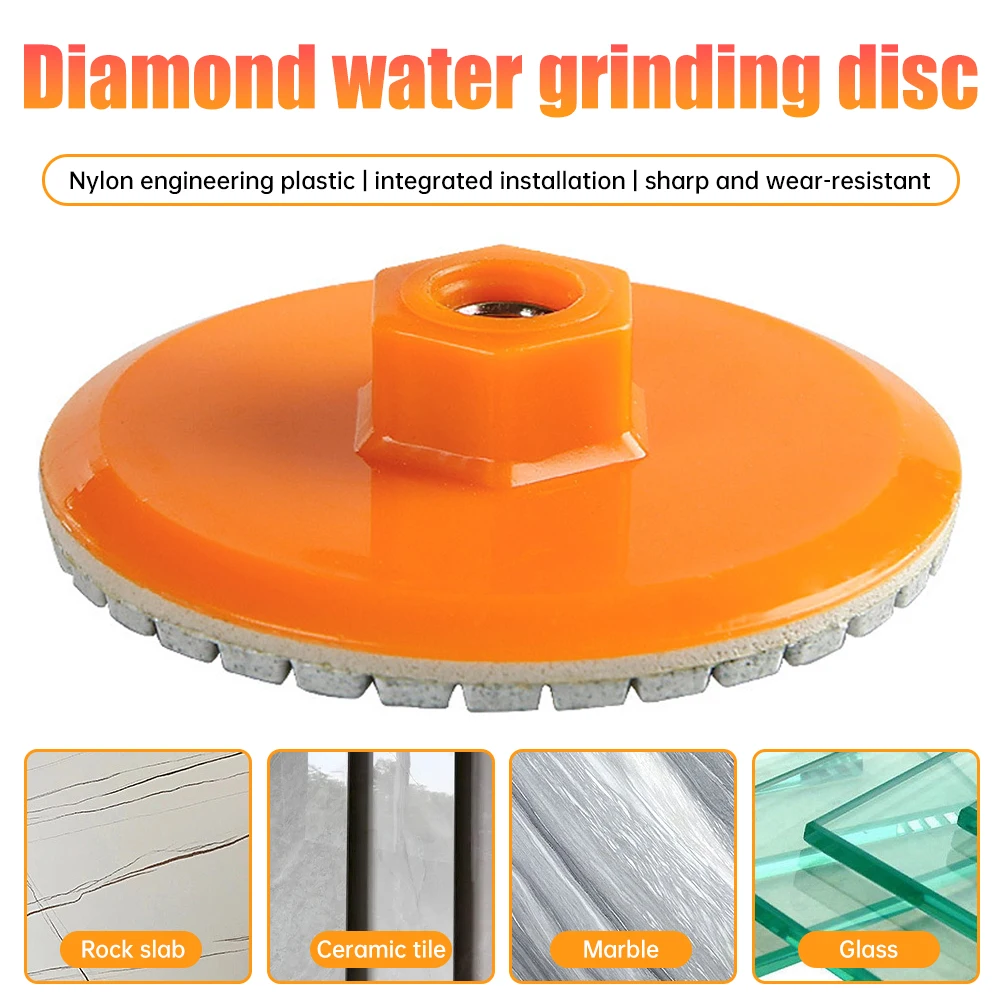 

3 inch Polishing Pad 8cm Grinding Countertop Stone Chamfering Wet Dry Buff Disc Abrasive for Sanding Marble Granite Concrete