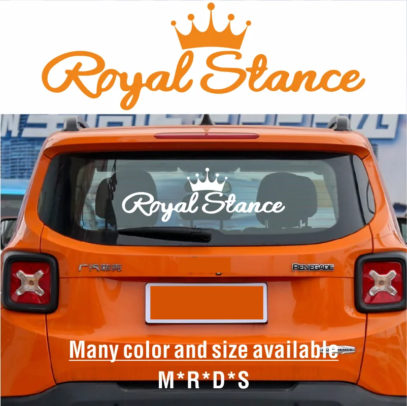 

Car Stickers Windshield Window Royal Stance Auto Vinyl Film DIY Decal Automobile Sport Styling Decoration Car Tuning Accessories