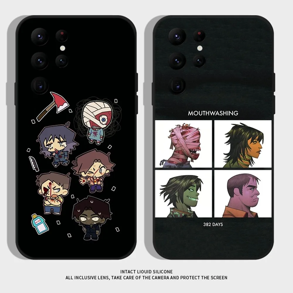 게임 M 마우스 워싱 실리콘 커버, 지미 컬리 안야 휴대폰 케이스, 삼성 S25,S24 울트라, S20,S30 플러스, S22 플러스, S23,S30 울트라 5G