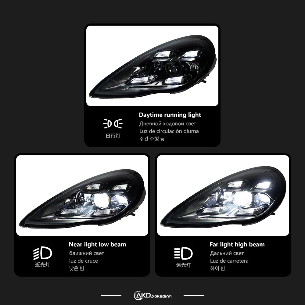 Car Lights for Porsche Panamera 970 Headlight Projector Lens 2010-2013 Matrix Head Lamp LED Front Drl Automotive Accessories