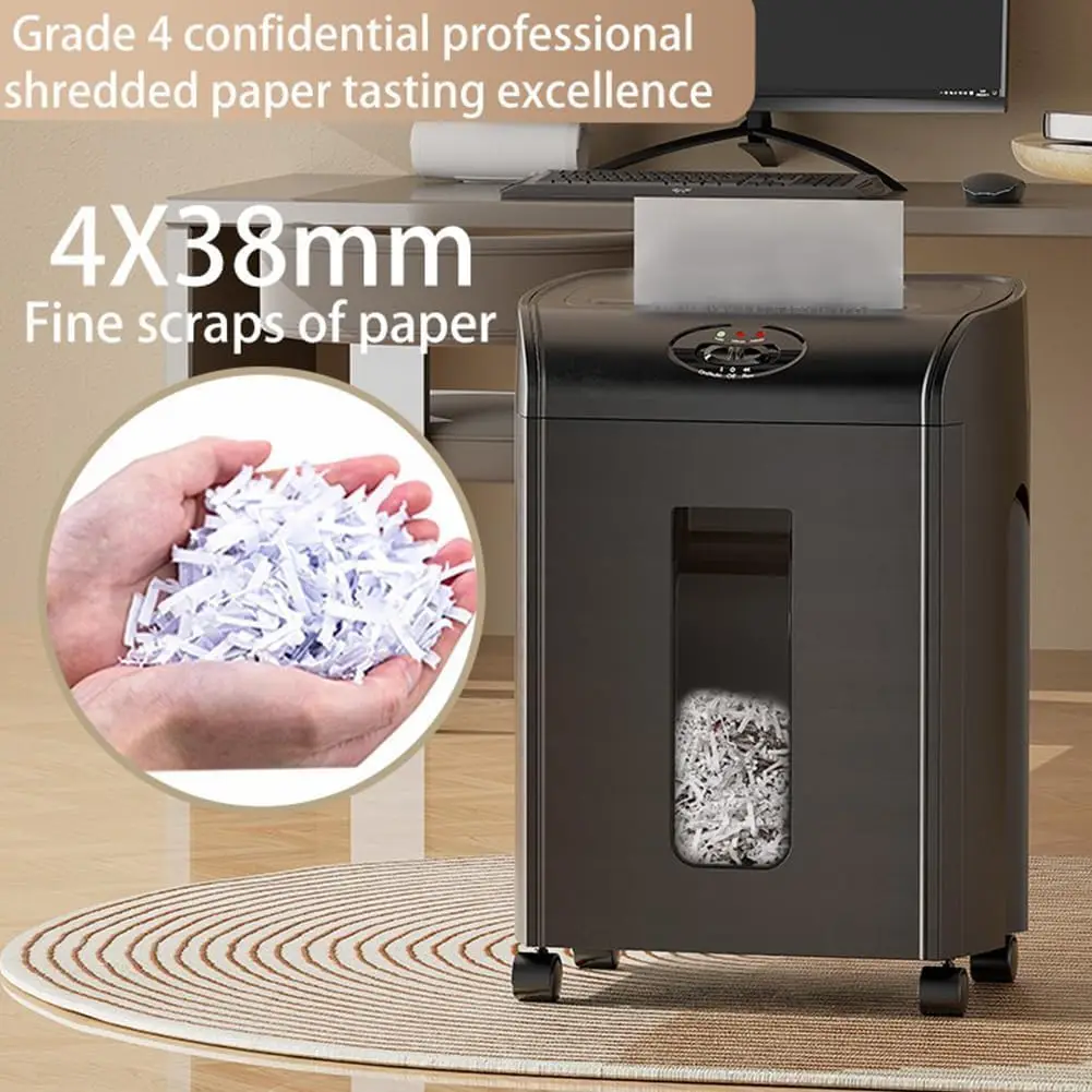 Paper Shredder For Office Home Heavy Duty 3 Modes Micro-Cut Credit Cards CD Low Noise P-5 Security Level Equipment Manufacture