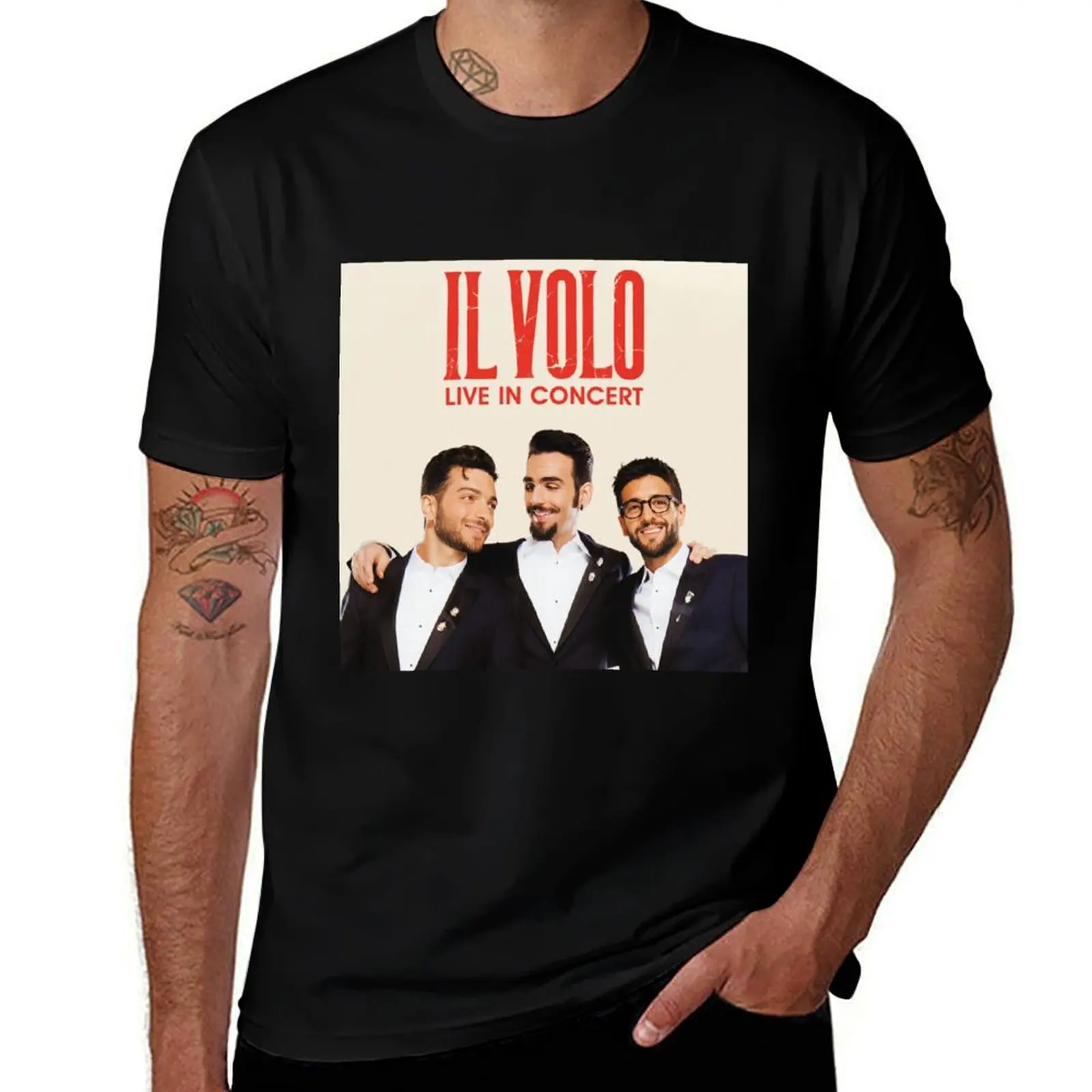 

il volo live in concert T-Shirt man tshirt man t shirts for men casual T-Shirt