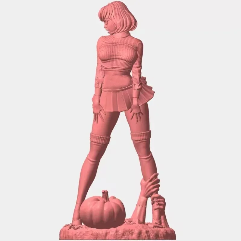 Figura de resina a escala 1/10, pierna de Velma capturada, Kit de modelo de ensamblaje, estatua 3D sin pintar, juguete DIY 1228