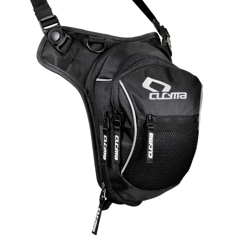 حقيبة ساعي ركوب الدراجات النارية من CUCYMA، حقيبة خصر وساق قاطرة مقاومة للماء، حقيبة ساق ركوب الدراجات، حقيبة دراجة نارية.