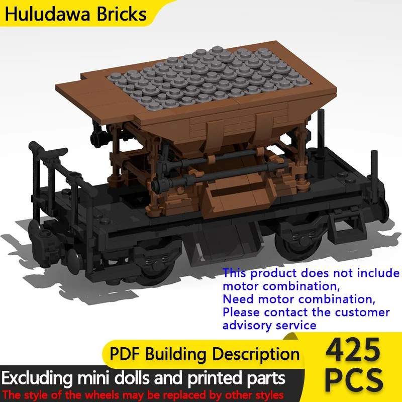 

Модель городского автомобиля MOC, строительные кирпичи, тип Otmu Talbot Hopper Wagon, модульная технология, детские праздничные подарки, сборные игрушки, костюм