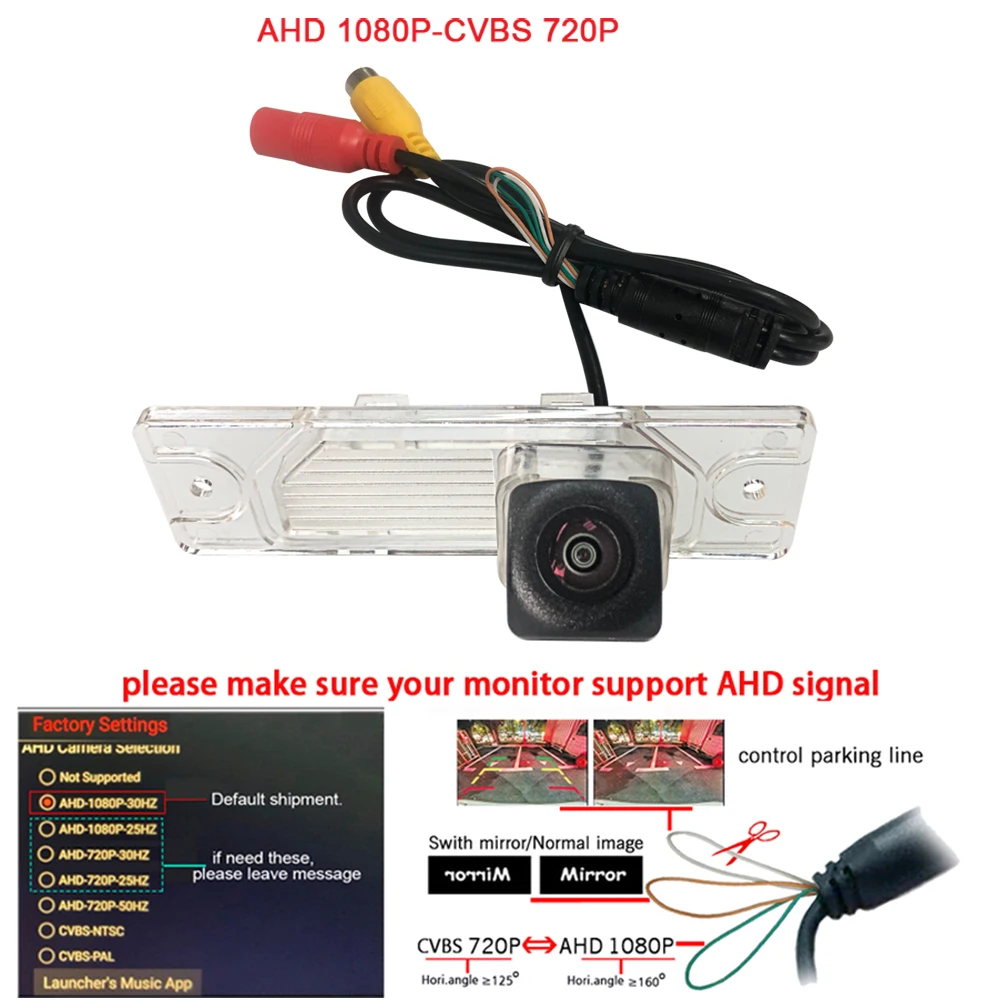 Dynamic trajectory car rear view backup camera wide angle reversing monitor for sony CCD Renault Koleos paking assist waterproof