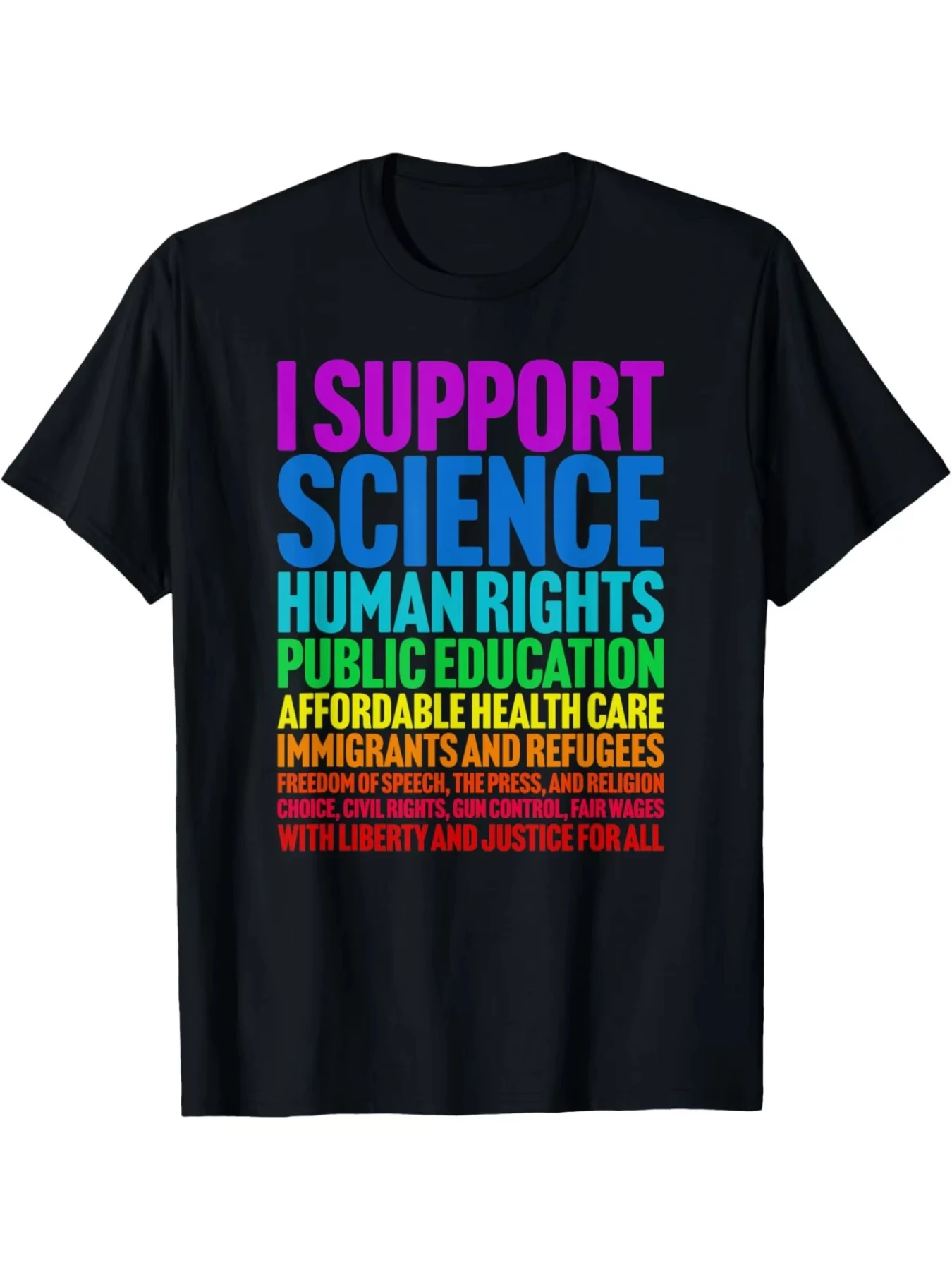 

Хлопковая футболка с круглым вырезом с геометрическим узором — прогрессивные либеральные демократические причины — футболка большого размера стандартного кроя