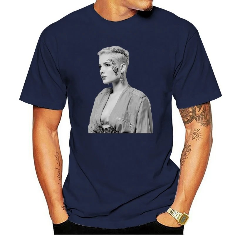 

Белая футболка Babes & Gents Halsey (унисекс), мужская хлопковая футболка с круглым вырезом, футболки в стиле хип-хоп, топы, уличная одежда, Harajuku