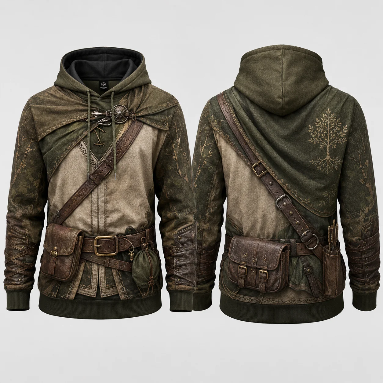 Mens Desert Explorer 3D Printed Hoodie Polyester Pullover Outdoor Adventure Cosplay Long Sleeve Casual Sweatshirt Unisex