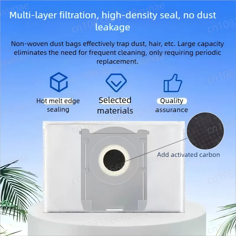 ECOVACS T50 PRO OMNI /T50PRO / T50 OMNI روبوت فراغ قطع الغيار الجانب الرئيسي فرش ممسحة الملابس مرشحات HEPA أكياس الغبار الملحقات