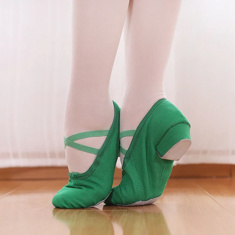 Green,Nude,Red,Black Canvas Jazz Boot Zapatillas  Hombre  Dance Shoes  Zapatos Mujer Low-top