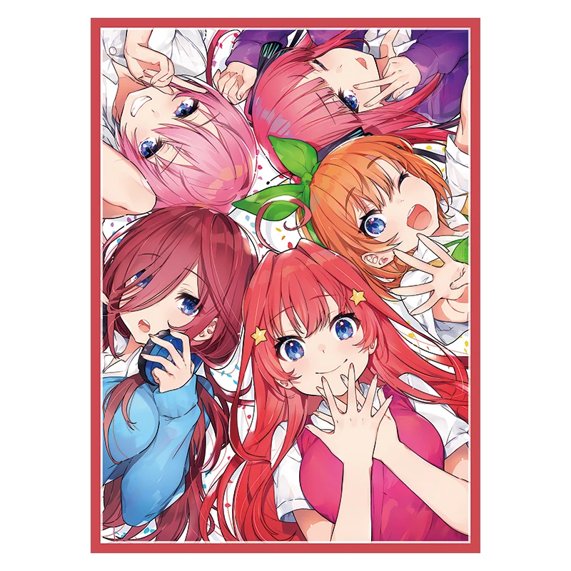 60PCS Anime The Quintessential Quintuplets Card Sleeves Weiß Schwarz WS OPCG PTCG Trading Cards Laser Shine Protector Case