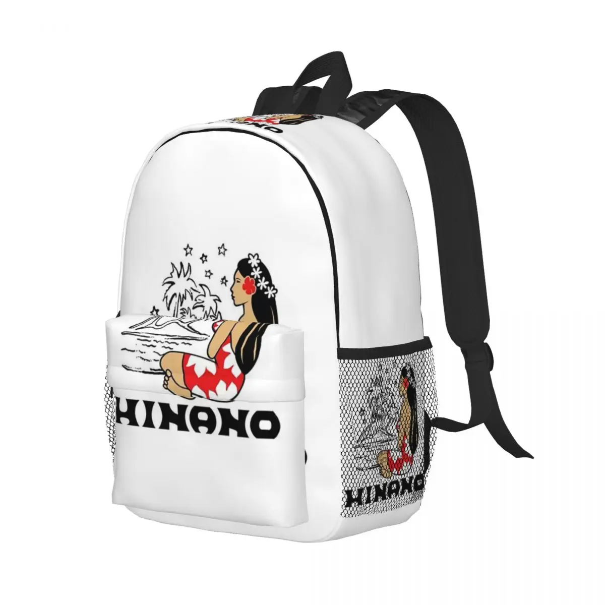 

Hinano Tahiti Backpack Student Boys Girls BookBag Children School Bag Laptop Shoulder Bags for Men Women