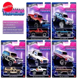 Mattel Brinquedos-Hot Wheels Diecast Toy Car para Meninos, Diecast, Caminhões Tubulares, Chevy Blazer, Dodge, Ford, Modelo do Veículo Toyota, Presente, 1, 64