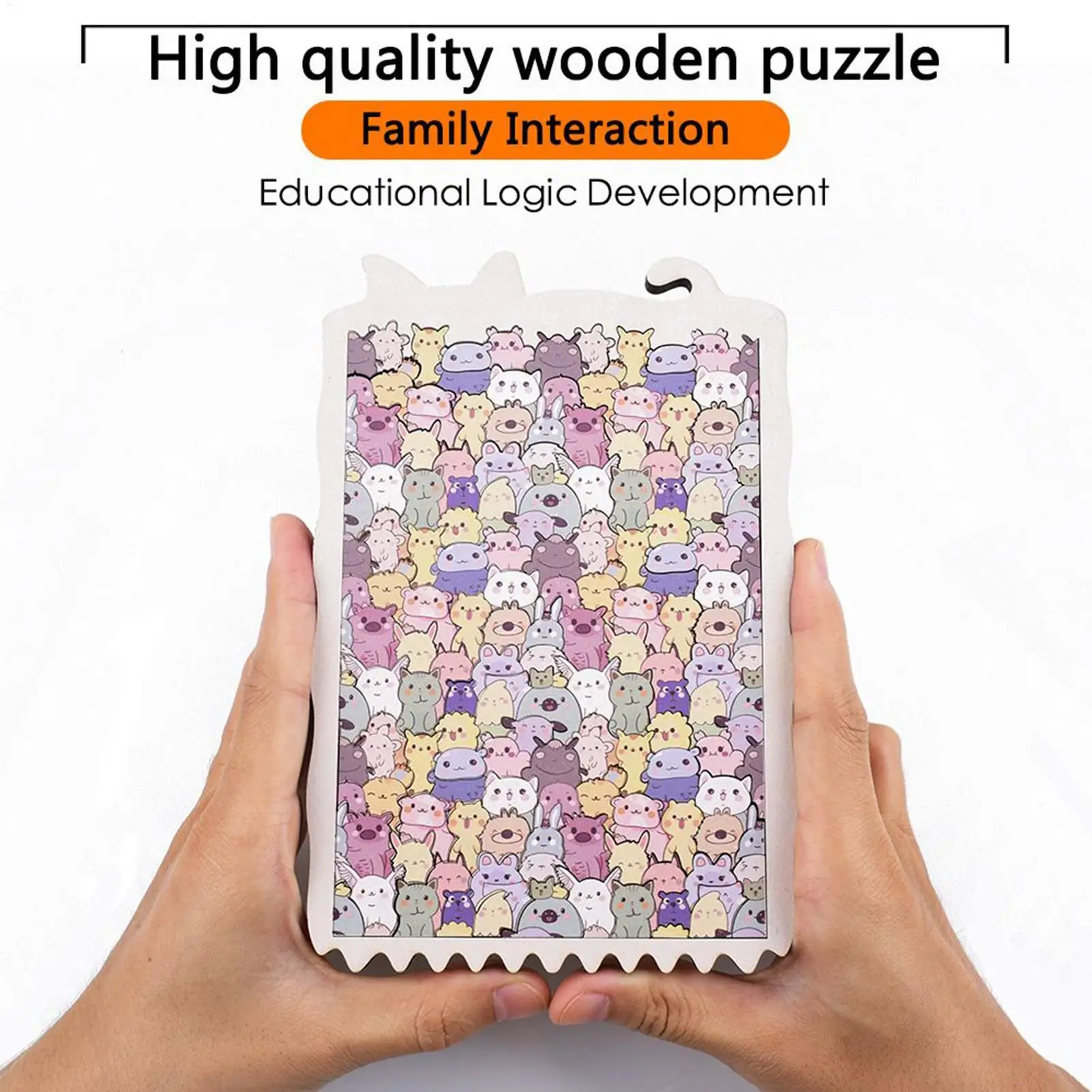 خشبية الحيوان لغز بانوراما غرفة المعيشة الديكور ديكور المنزل الحيوان الألغاز للبالغين المراهقين جامعي لعبة التجمعات العائلية #5