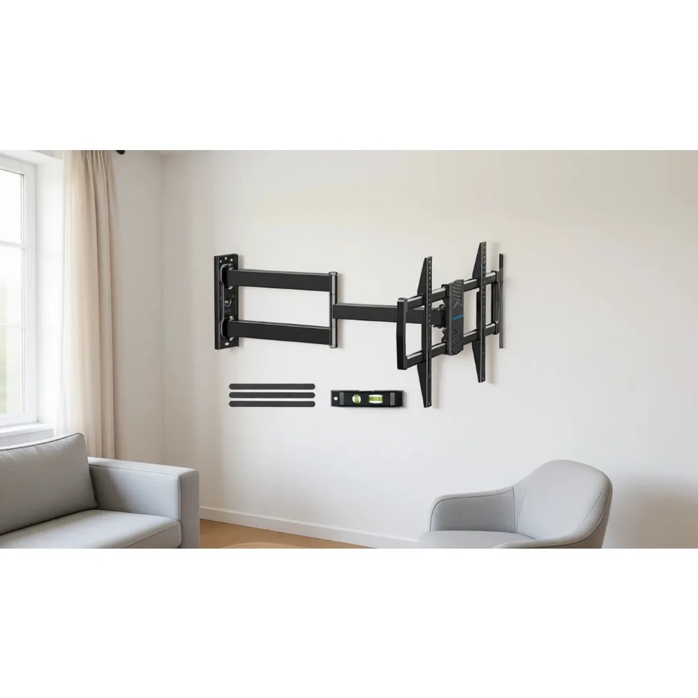 

Угловое настенное крепление для телевизоров с полным поворотом, для экранов от 42 до 75 дюймов, с выдвижным механизмом на 32 дюйма, поворотное, регулируемое, VESA 600x400 мм, до 99 фунтов