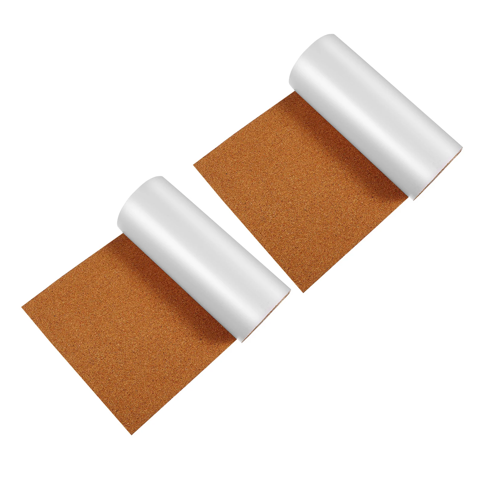 

2 Rolls Self-adhesive Cork Boards DIY Crafts Panel for Wall Stick Bulletin Pads with Back