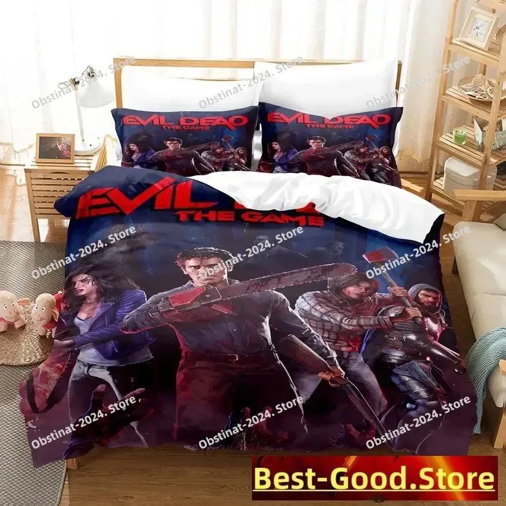 

Ash VS Evil Dead Anime parure de lit Bed Printed Duvet Cover Pillowcase Bedding Set Linen Sheet Quilt Cover Full Queen King Size