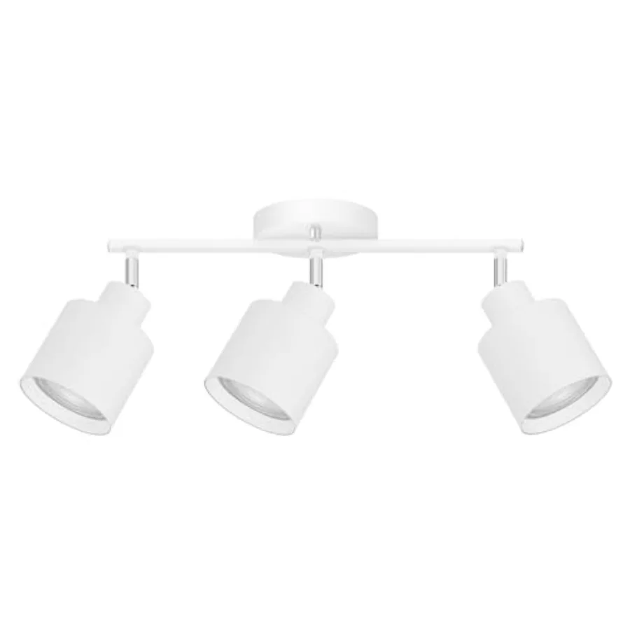 Led Track ing, White Ceiling Lighting Fixtures, Wall Sconces Ceiling Spotlight with Foldable Light Arms for Kitchen, Closet, Be view 2