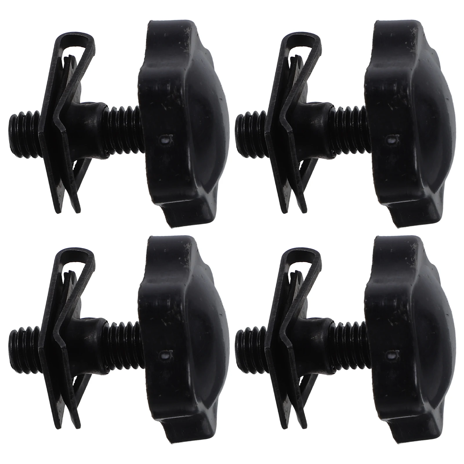 

4pcs Motorcycle Saddlebag Screws Anti-Theft Lock Bolts Saddlebags Security Hardware Clamp Handle Locking Star Knurled Thumb