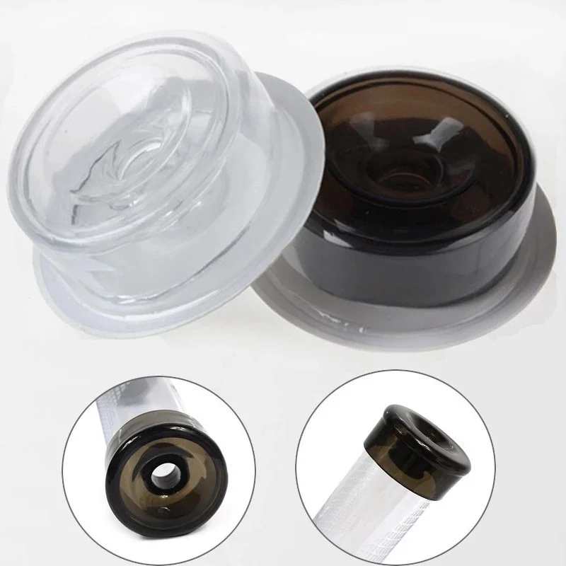 Silicone Sleeve Penis Pump Cylinder Ring Penis Extender Trainer Accessories Penis Erection Enlarger Exerciser Sex Toys For Men