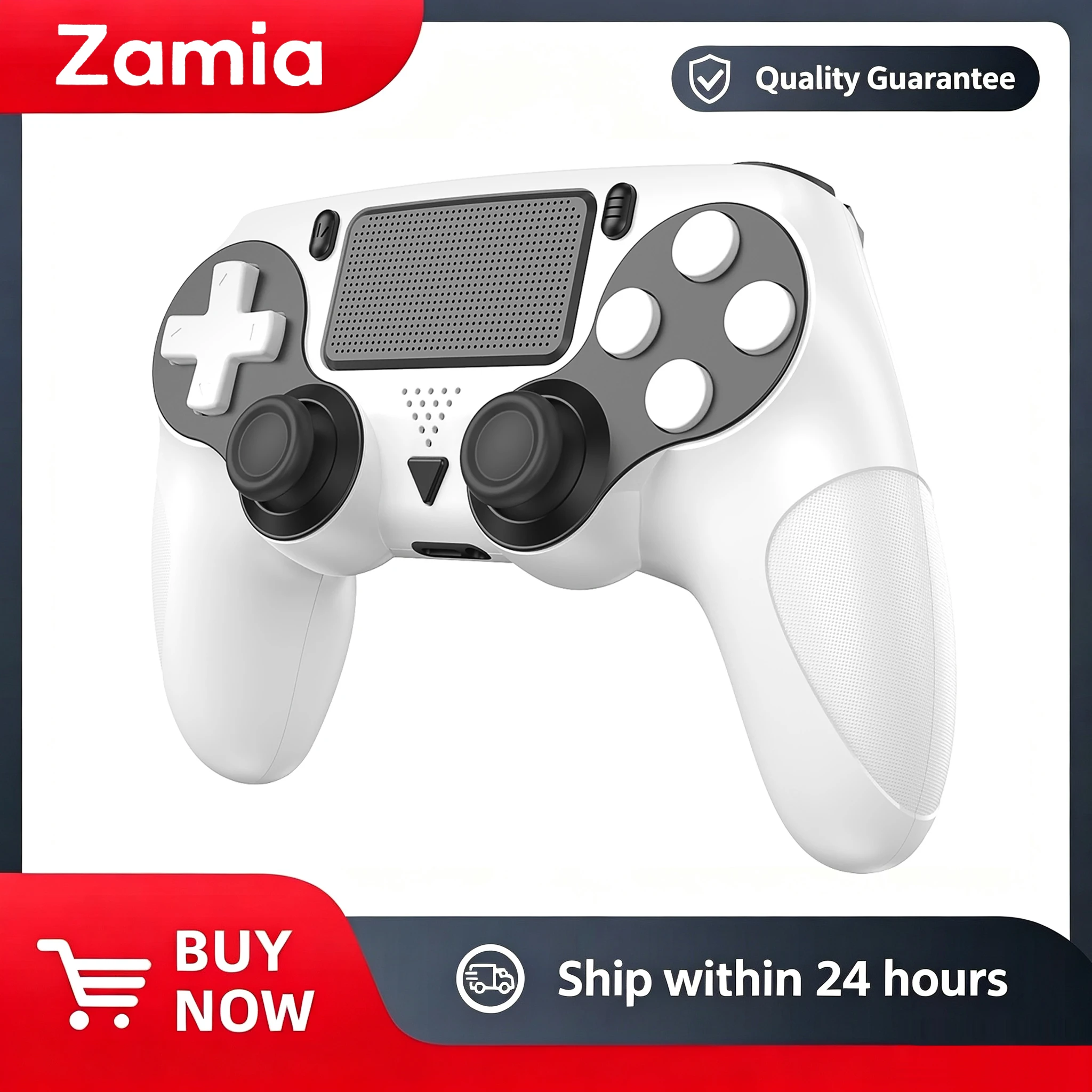 playstation-5-ps5-ps5-pro-slim-pc用-zamia-コントローラー、ワイヤレスゲームパッド、rgbジョイスティック、デュアル振動機能搭載ゲームコントローラー