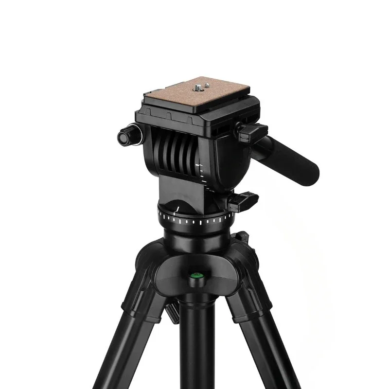 SA402 Black Hydraulic Gimbal Photography Tripod, Tripod 1.64m Load-bearing 6kg