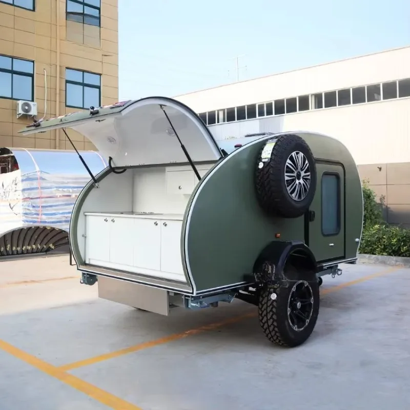Mini Teardrop Off-Road Travel Trailer Camper RV Caravan