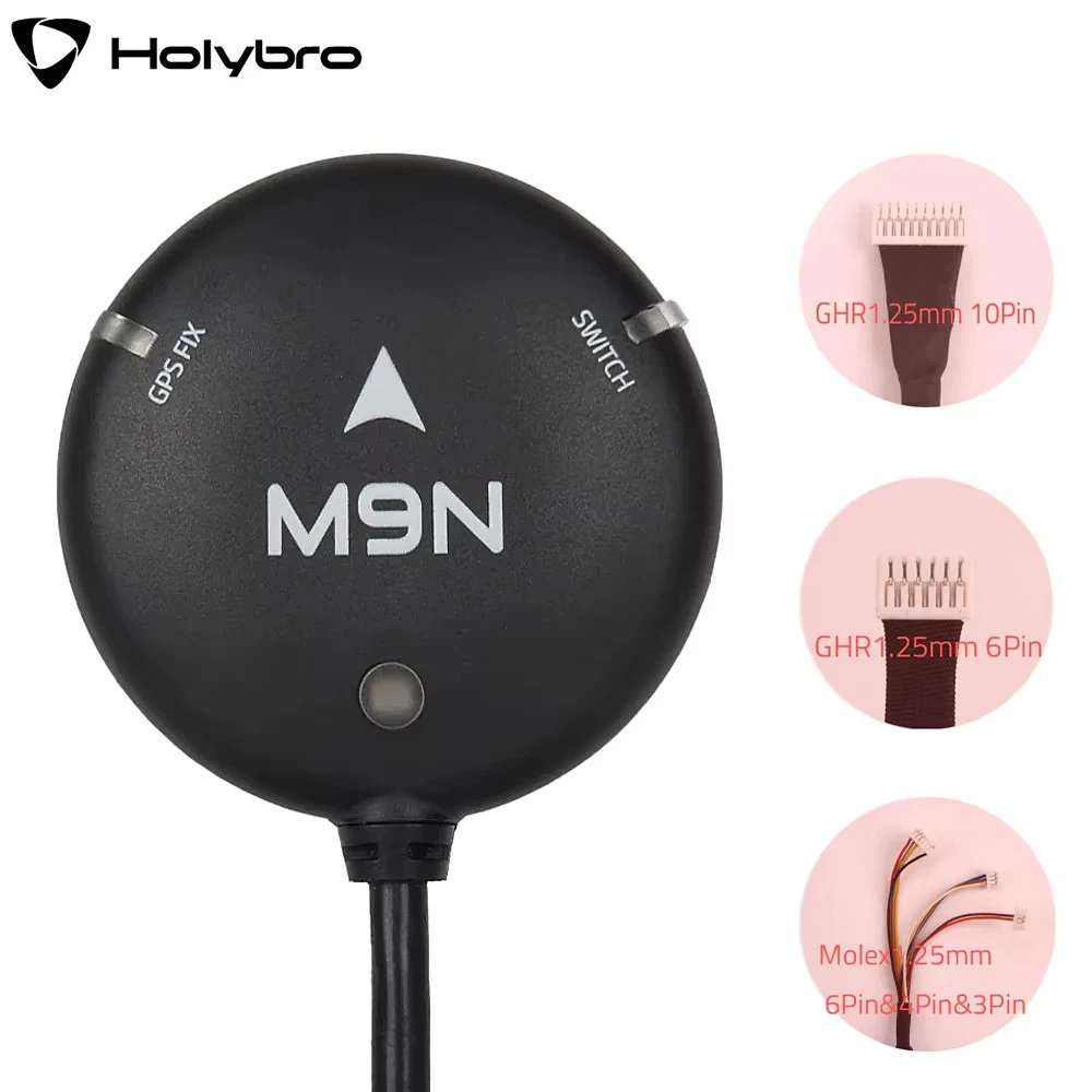 Holybro M9N GPS Module IST8310 Compass LED Indicator Can Be Received Concurrently Major GNSS Constellations for RC FPV Drone